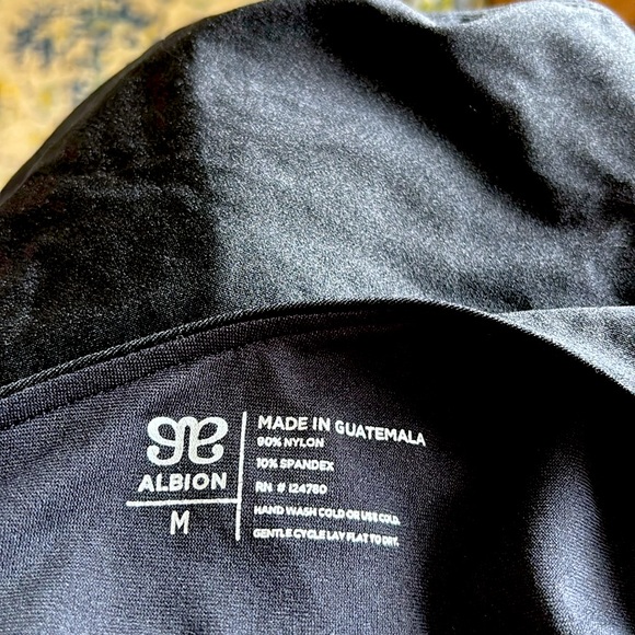 ALBION Black ICON One shoulder One Piece Swim Suit Size M - Picture 8 of 10